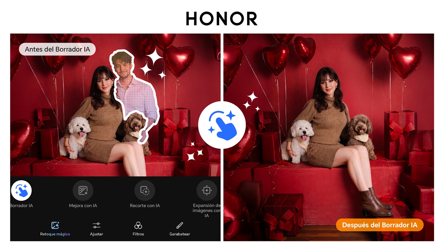 Este San Valentín, tu ex no entra en la foto (gracias a la IA de HONOR)